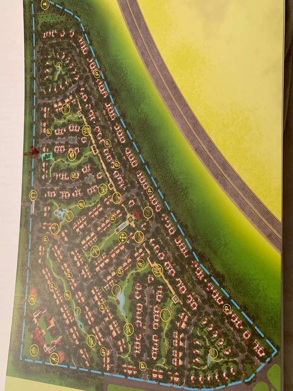 I-Villa Roof Middle in Mountain View October Park - Prime Location with Direct Pyramids View